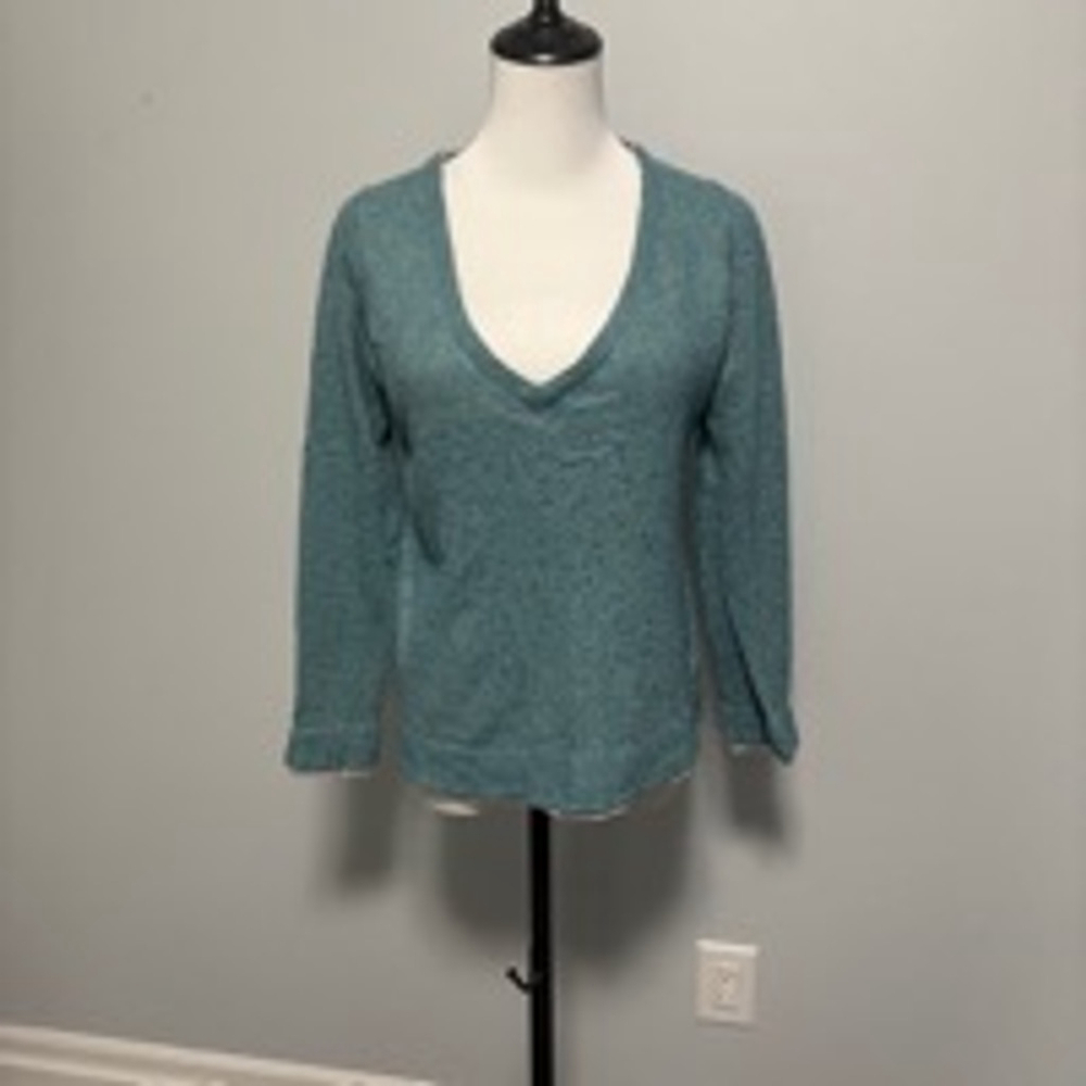 Girls Banana Republic Sweater Large Blue V-Neck